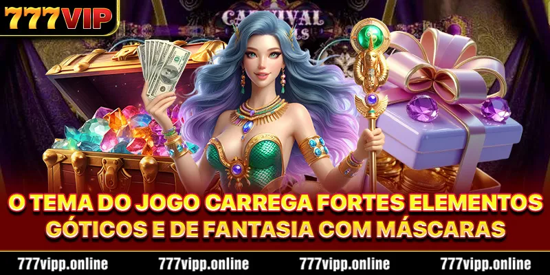 O tema do jogo carrega fortes elementos góticos e de fantasia com máscaras